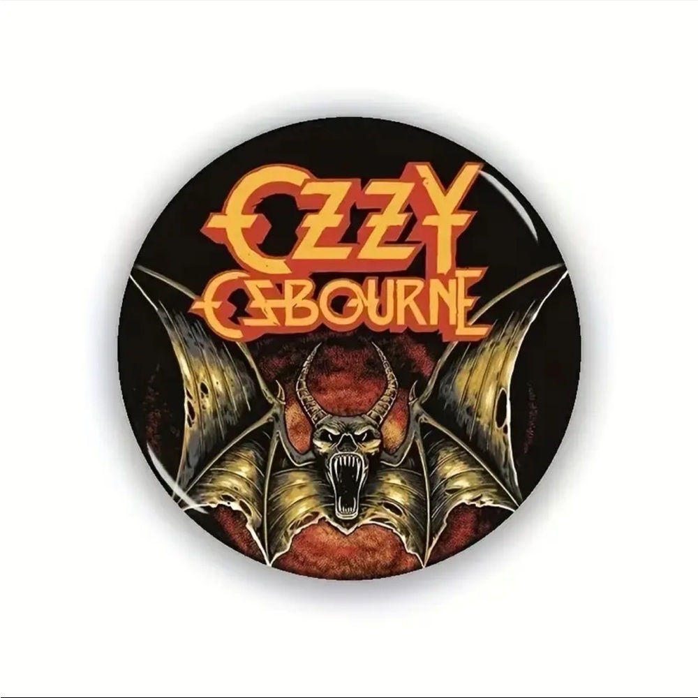 OZZY OSBOURNE BUTTON